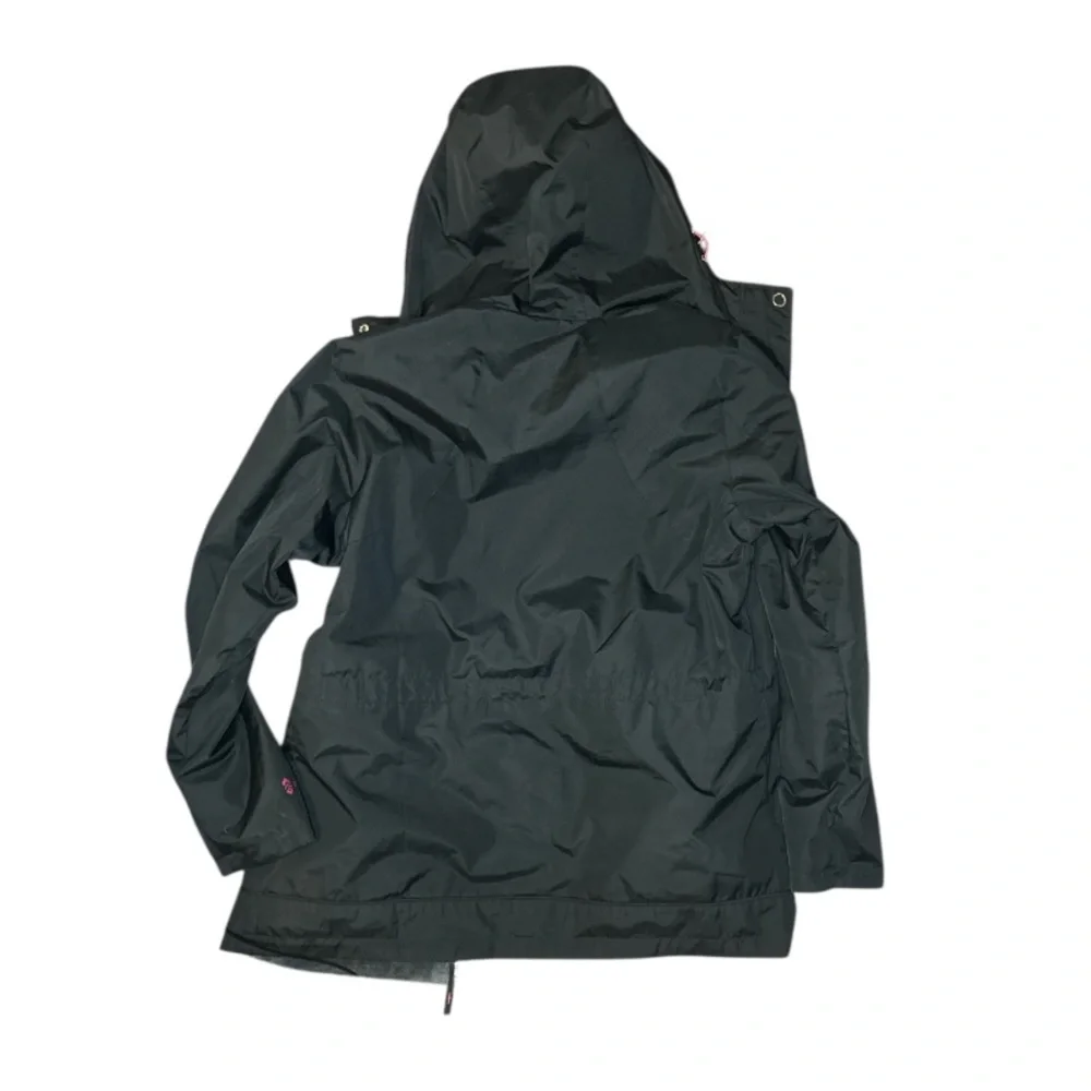 Free Country Black Waterproof Lined Jacket with Pink Logo - Picture 6 of 8